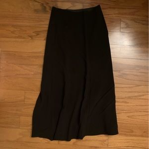 Focus 2000 dark brown Tailored midi skirt. Bias cut flattering fit. Never worn.